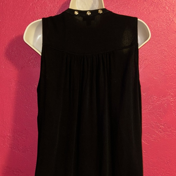 Torrid plus size black whimsigoth, goth rock and roll rayon grommet tank. Sz 00X - Picture 7 of 13